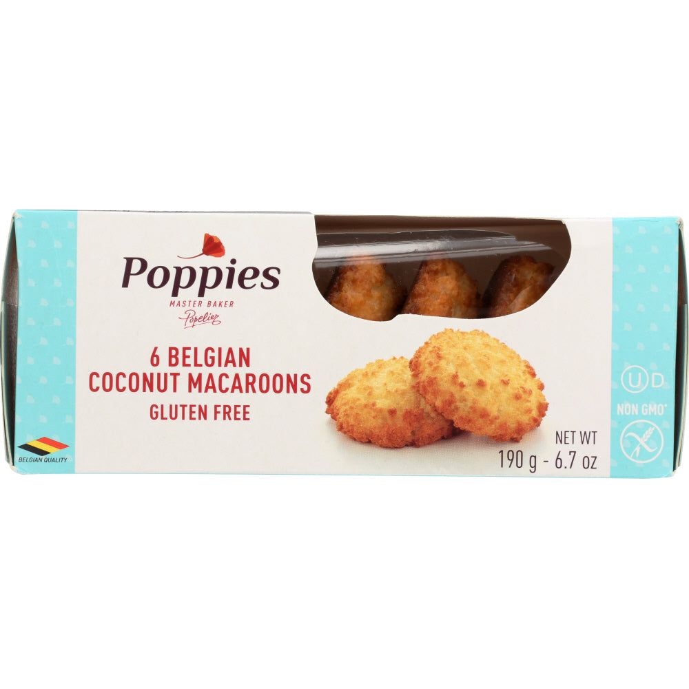 POPPIES: The Original Traditional Coconut Macaroons, 6.7 Oz