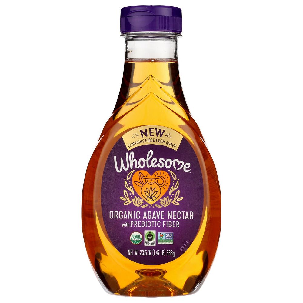 WHOLESOME: Organic Agave Vinegar With Prebiotic Fiber, 23.5 oz