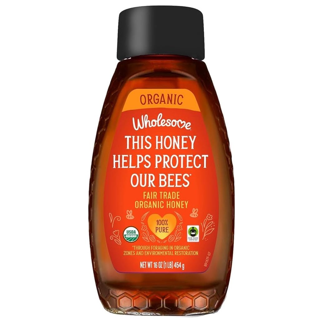 WHOLESOME SWEETENERS: Organic Honey, 16 oz