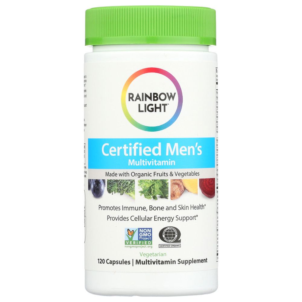 RAINBOW LIGHT: Certified Organics Men's Multivitamin, 120 cp