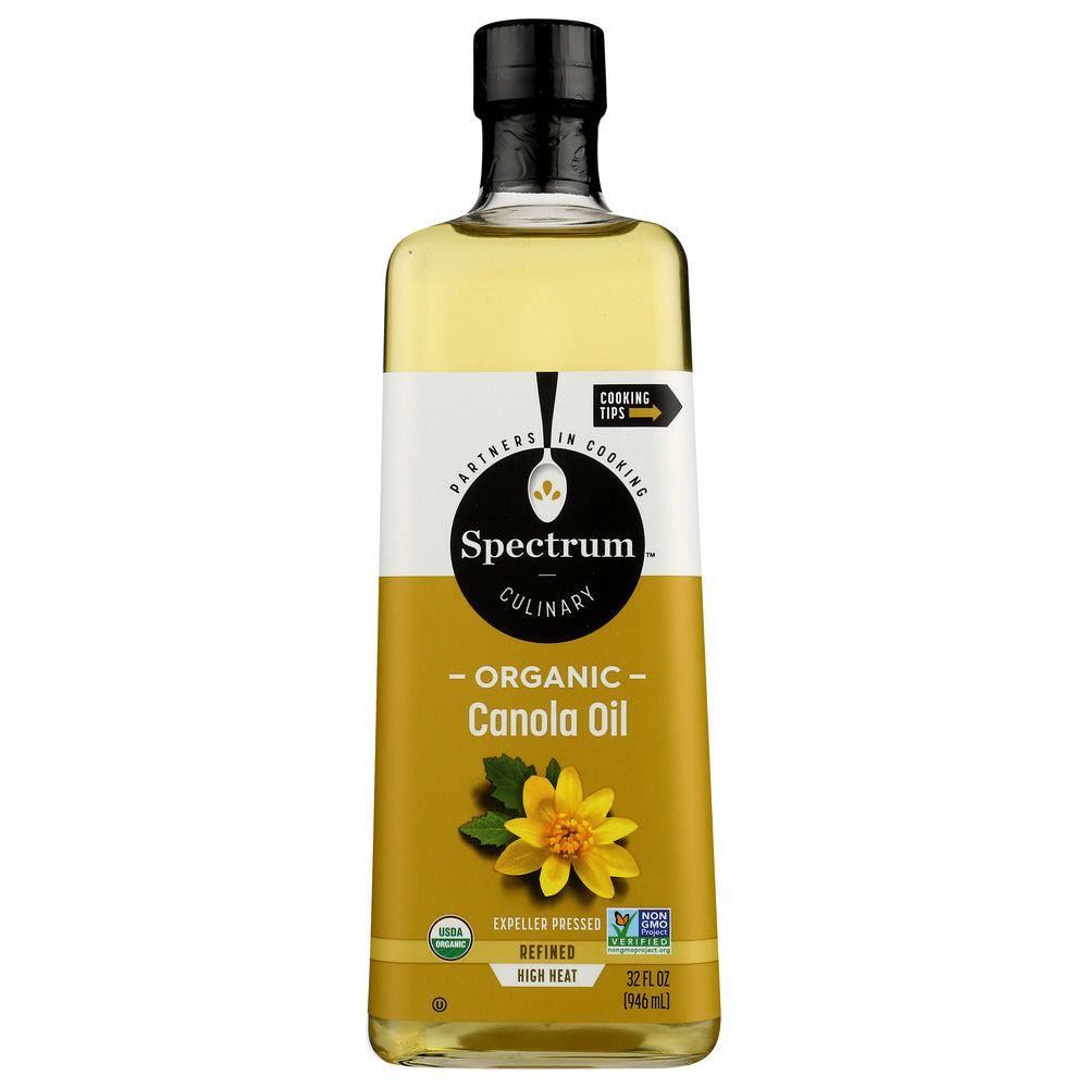 SPECTRUM NATURALS: Organic Canola Oil High Heat, 32 oz