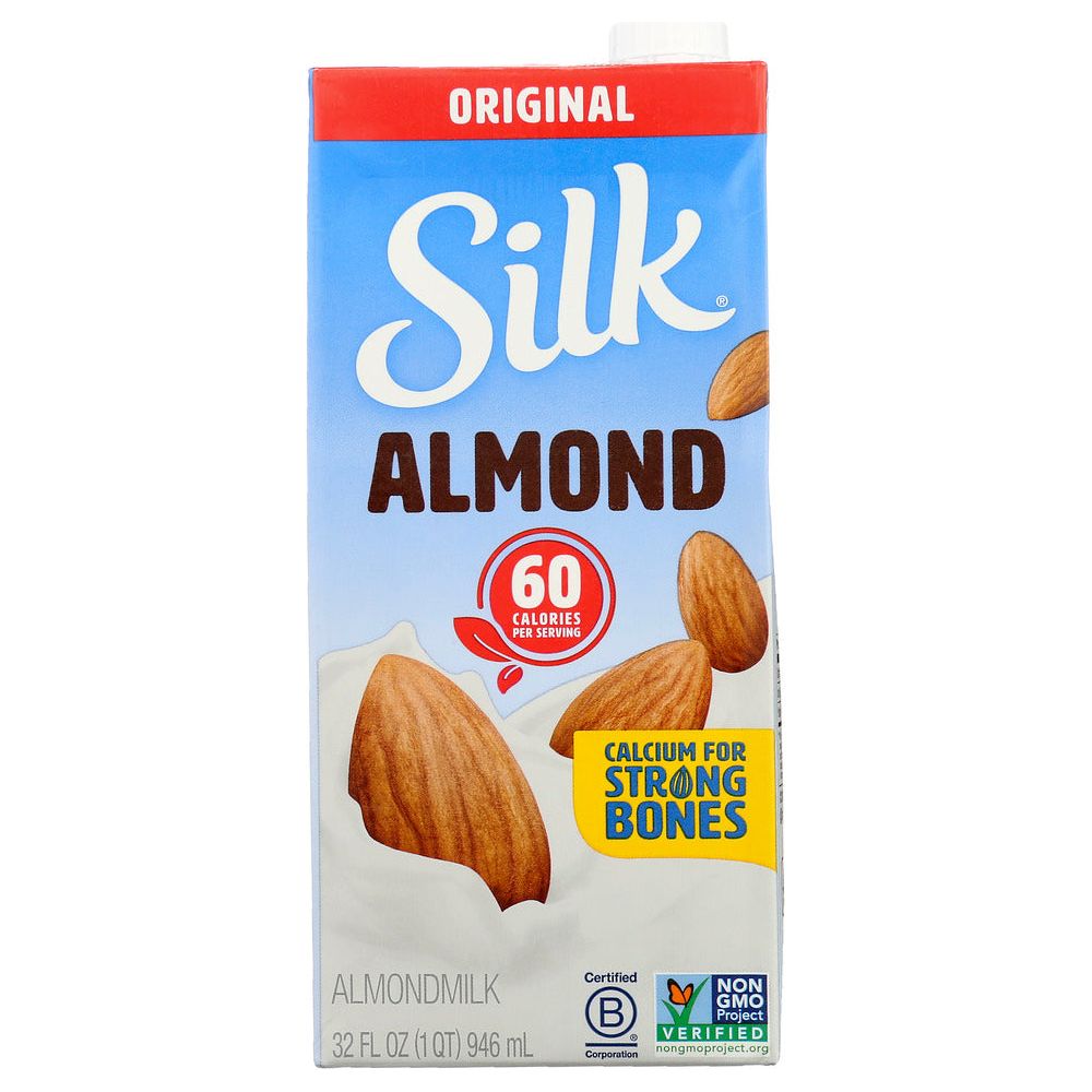Silk PureAlmond Unsweetened Vanilla Almondmilk, 32 oz