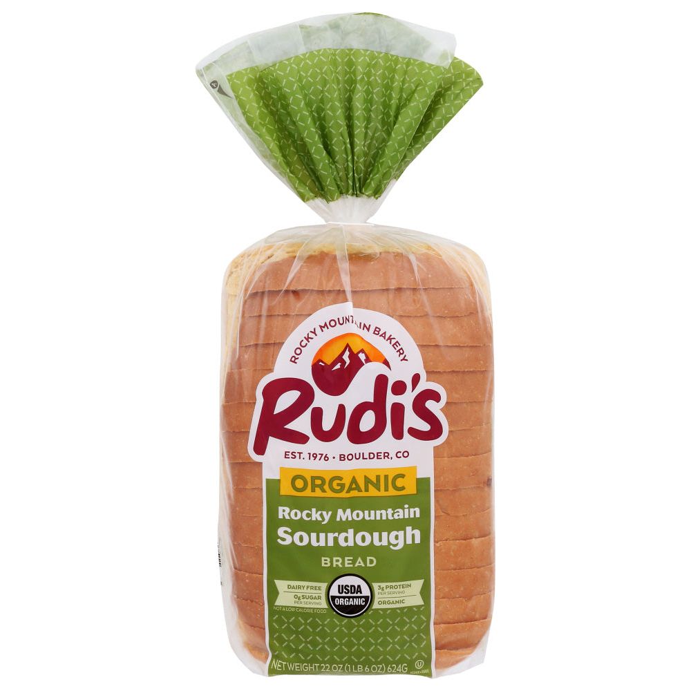RUDIS: Organic Bakery Organic Rocky Mountain Sourdough Sandwich Bread, 22 oz