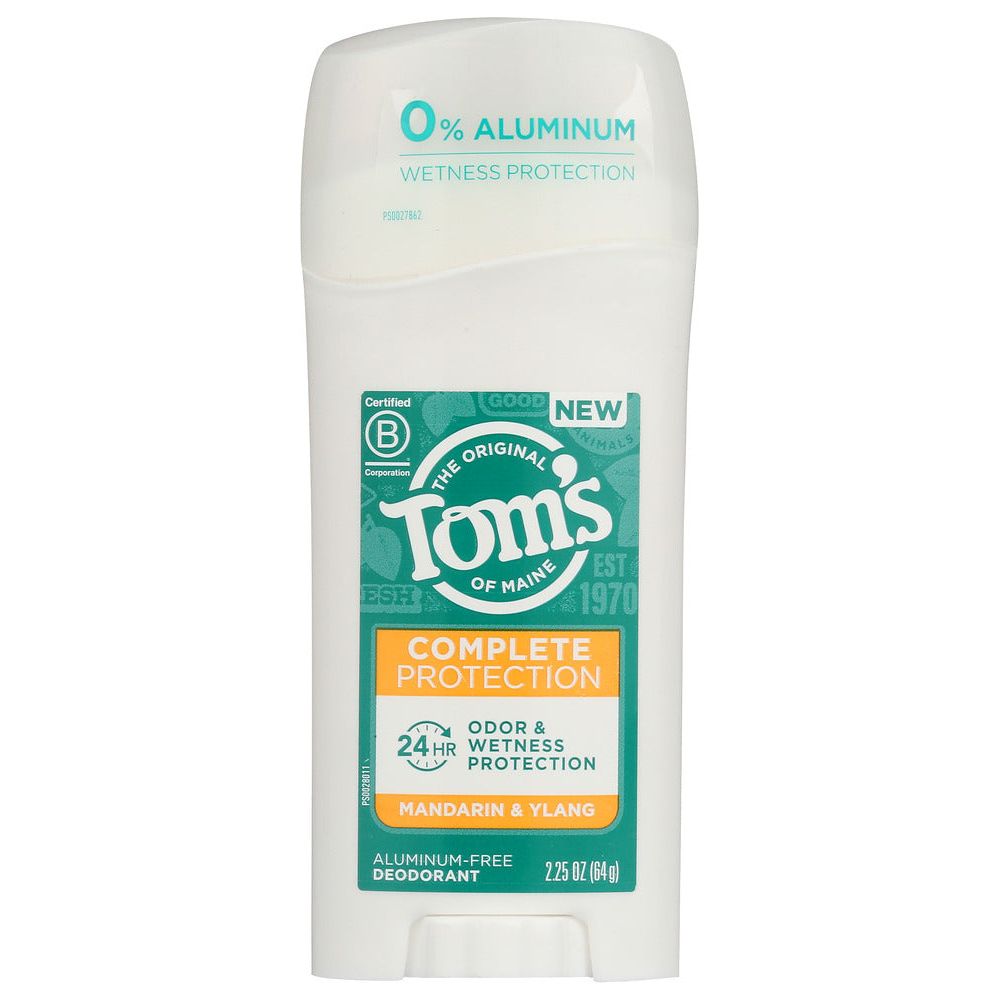 TOMS OF MAINE: Deodorant Mandarin Ylang, 2.25 OZ