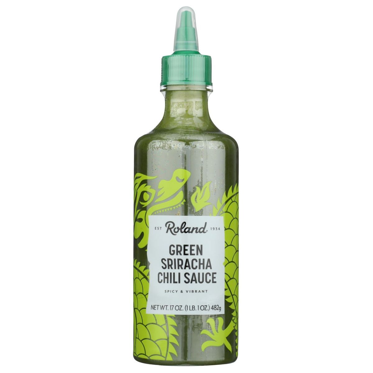 ROLAND: Green Sriracha Chili Sauce, 17 oz
