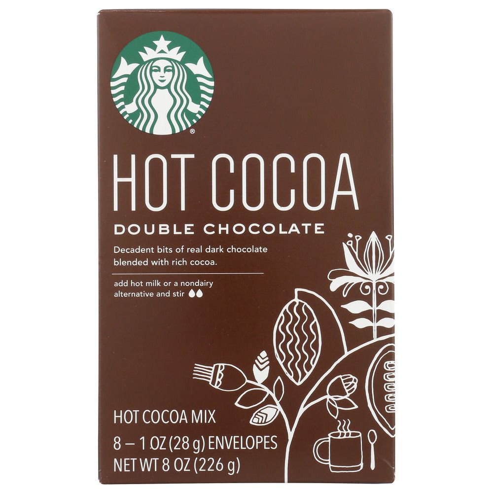 STARBUCKS: Cocoa Hot Dbl Choc Box 8Pc, 8 oz