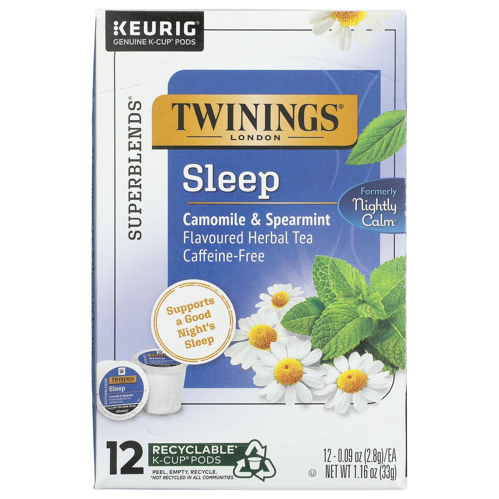 TWININGS: Nightly Calm Herbal Tea K-Cups, 12 pc