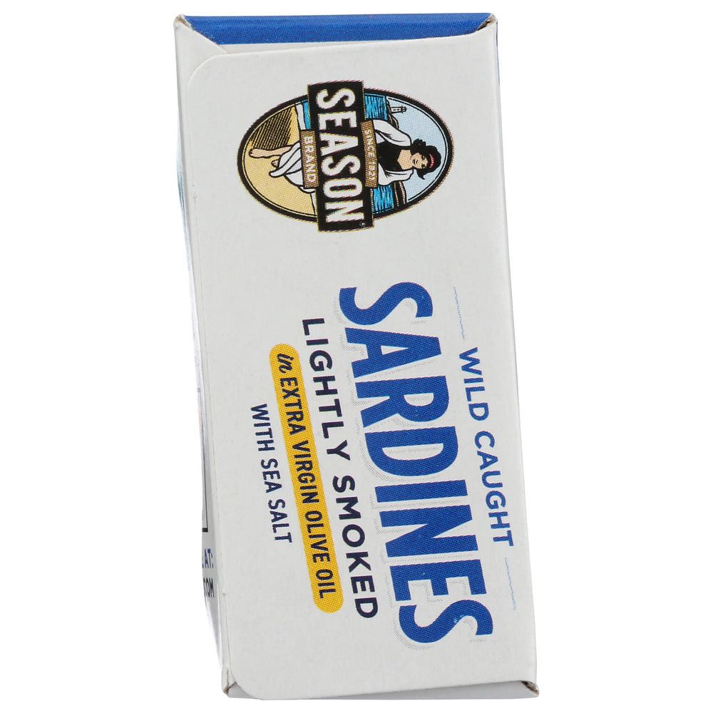 SEASON: Lightly Smoked Sardines, 4.37 oz