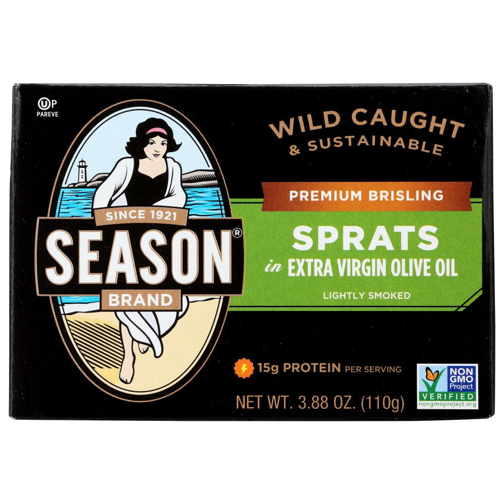 SEASON: Sprats in Olive Oil, 3.75 Oz