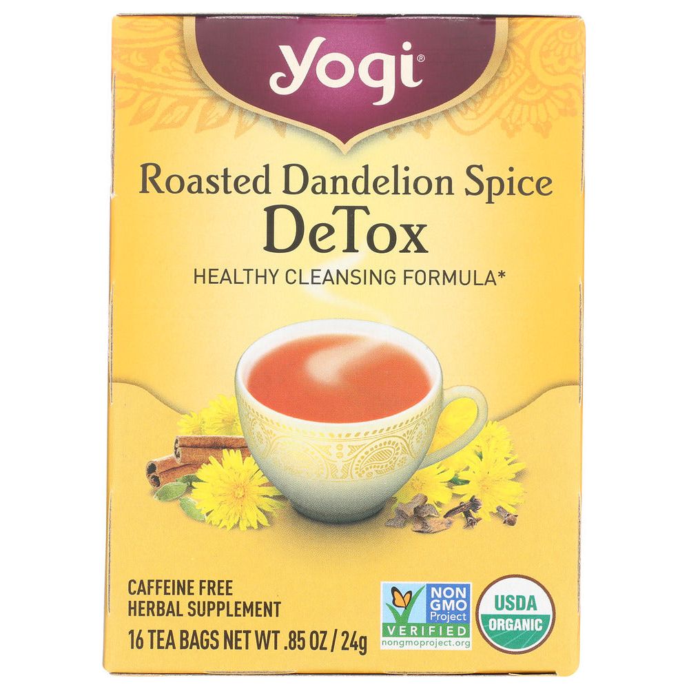 YOGI TEA: Roasted Dandelion Spice Detox, 16 Tea Bags