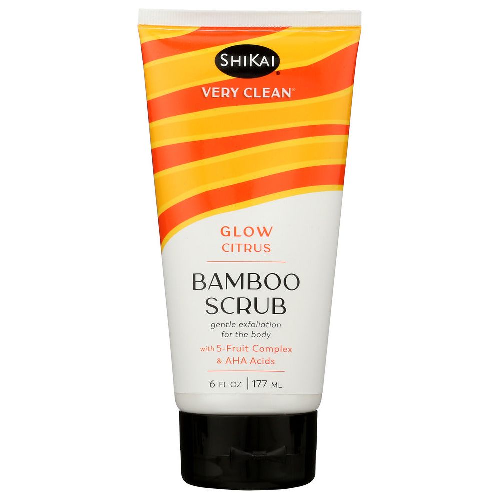 SHIKAI: Very Clean Glow Citrus Bamboo Scrub, 6 fo