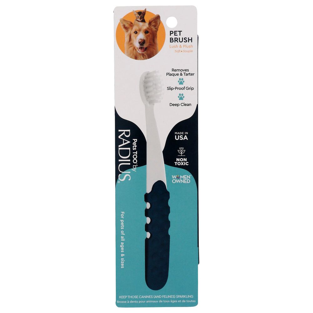 RADIUS: Pet Toothbrush Lush Plush, 1 ea