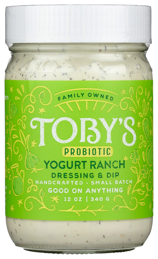 TOBYS: Probiotic Yogurt Ranch Dressing And Dip, 12 oz