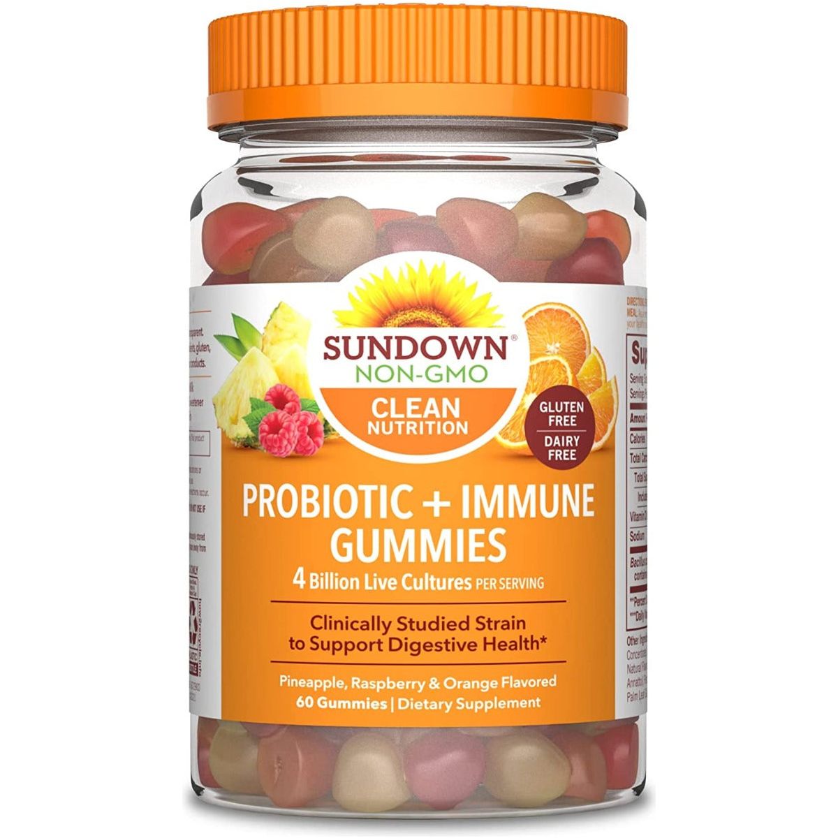 SUNDOWN NATURALS: Probiotic Gummy, 60 pc