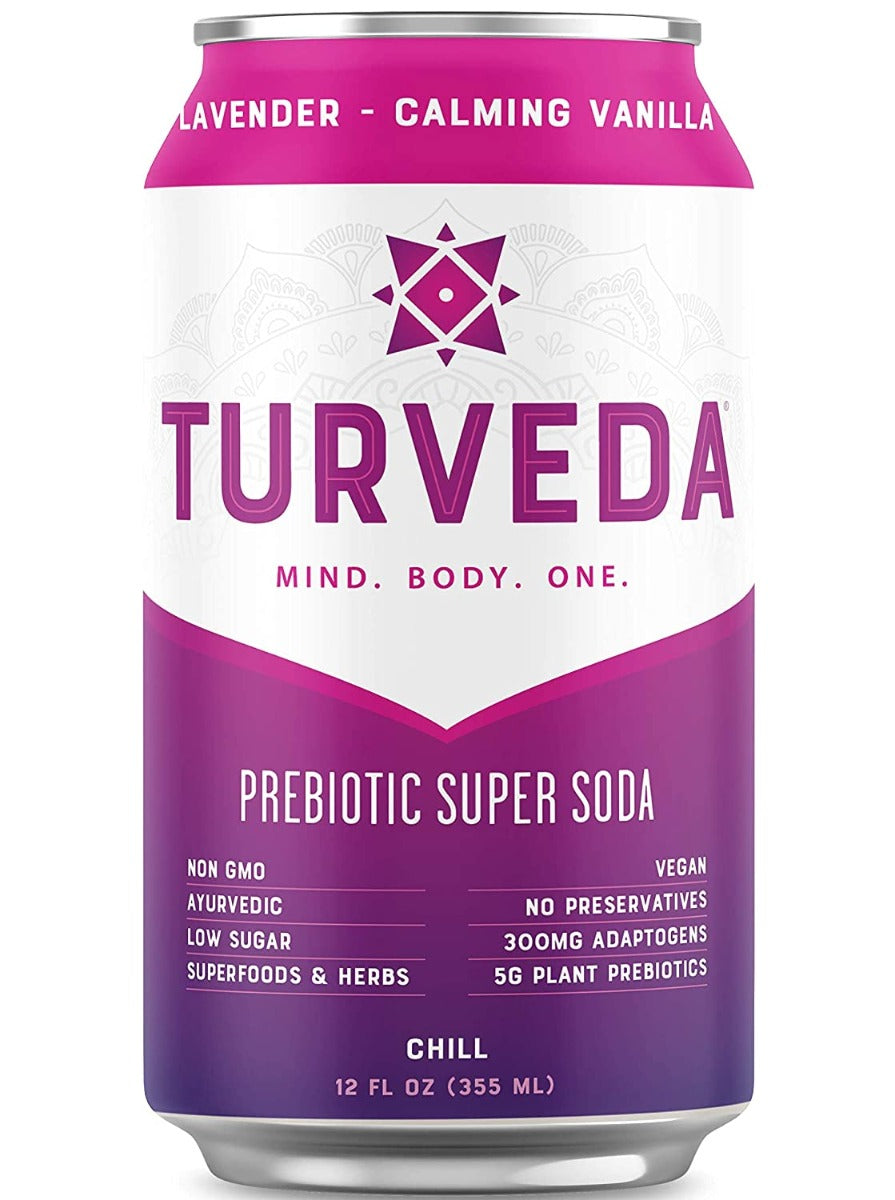 TURVEDA: Soda Prebiotic Chill, 12 fo