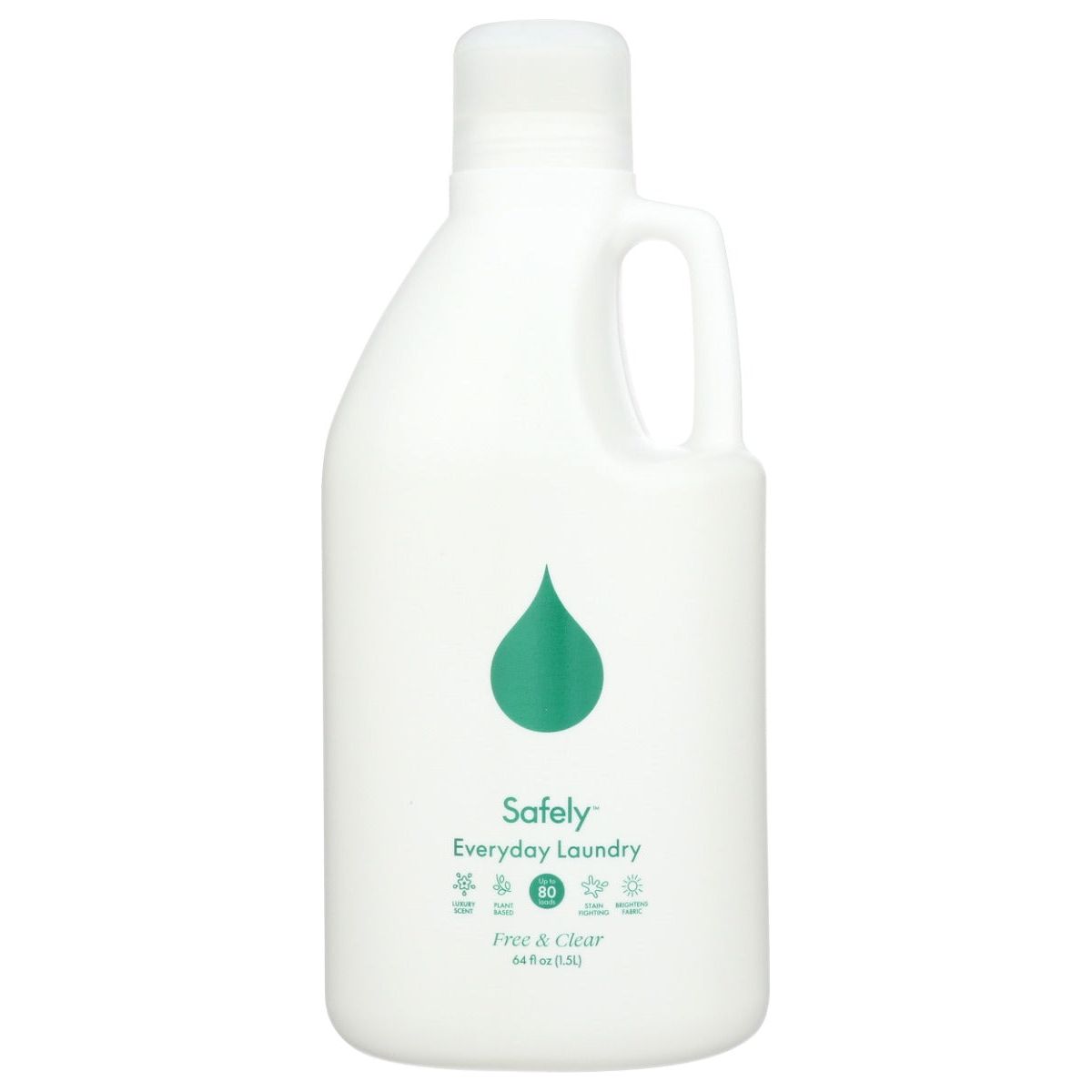 SAFELY: Everyday Laundry Detergent Free Clear, 64 fo