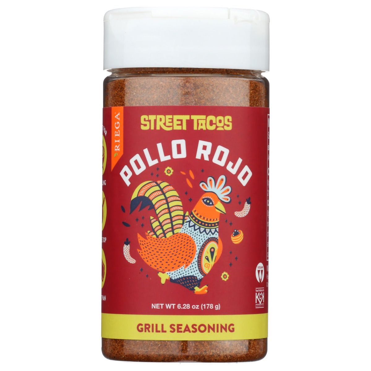 RIEGA: Seasoning Grl Pollo Rojo, 6.28 oz