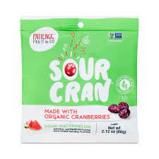 PATIENCE FRUIT & C0: Cranberries Sour Wtrmln, 2.12 oz
