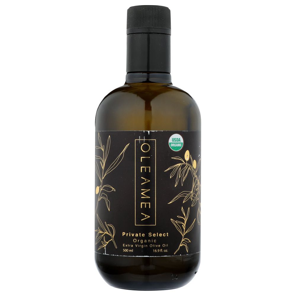 OLEAMEA OLIVE OIL: Organic Private Select Extra Virgin Olive Oil, 500 ml