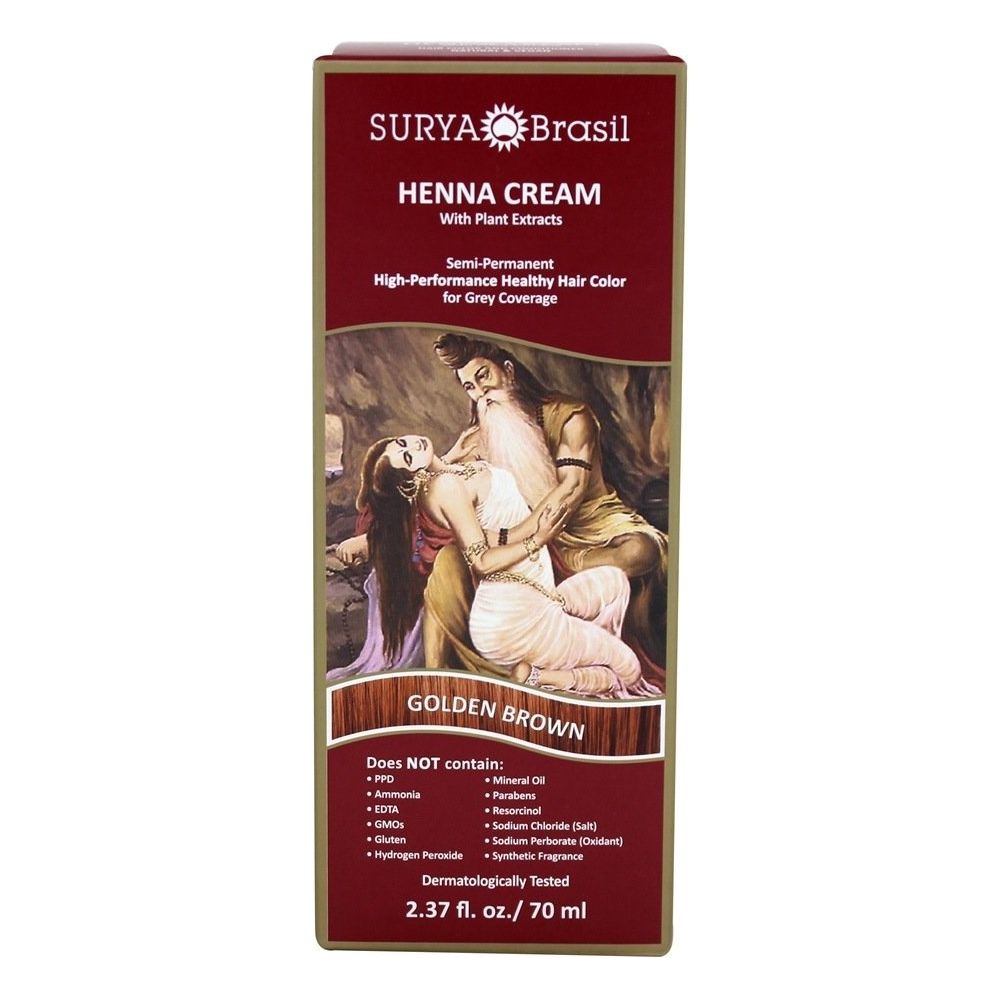 SURYA BRASIL: Hair Color Golden Brown, 2.37 fo