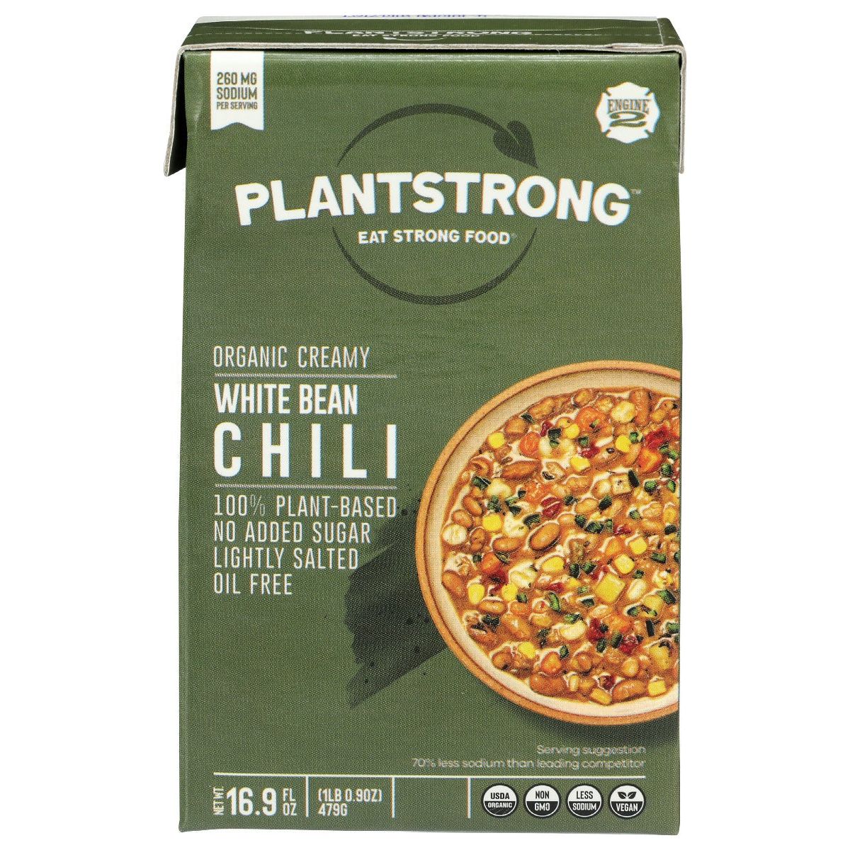 PLANTSTRONG: Chili White Bean Creamy, 16.9 fo