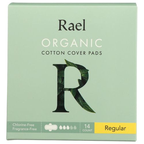RAEL: Pads Cover Regular Organic, 14 ea