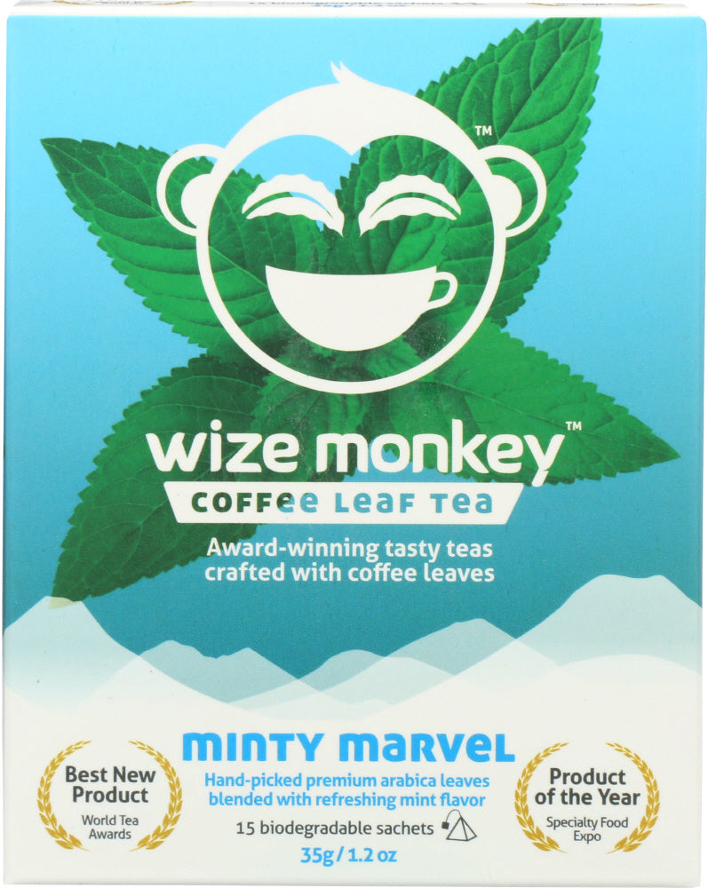 WIZE MONKEY: Tea Coffee Leaf Mint, 35 gm