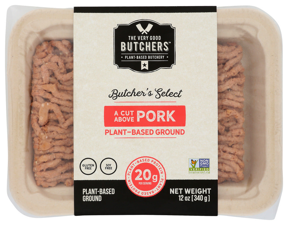 VERY GOOD BUTCHERS: Plant Based Ground Pork, 340 gm