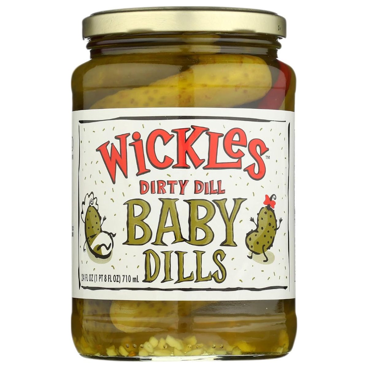 WICKLES: Dirty Dill Baby Dills, 24 oz
