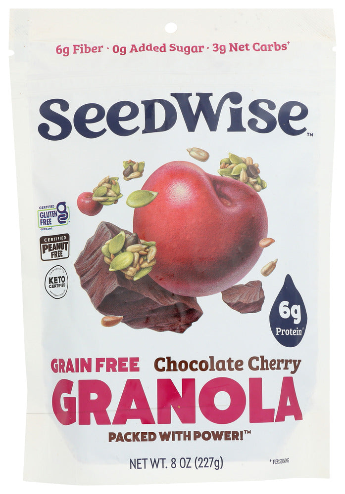 SEEDWISE: Chocolate Cherry Granola, 8 oz