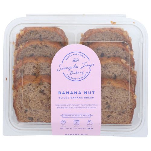 SIMPLE JOYS BAKERY: Cake Banana Nut Sliced, 14.1 oz