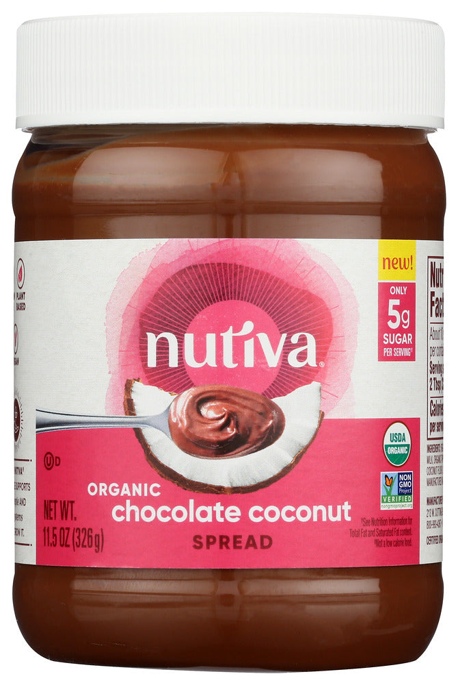 NUTIVA: Chocolate Coconut Spread, 11.5 oz