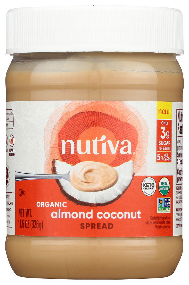 NUTIVA: Almond Coconut Spread, 11.5 oz