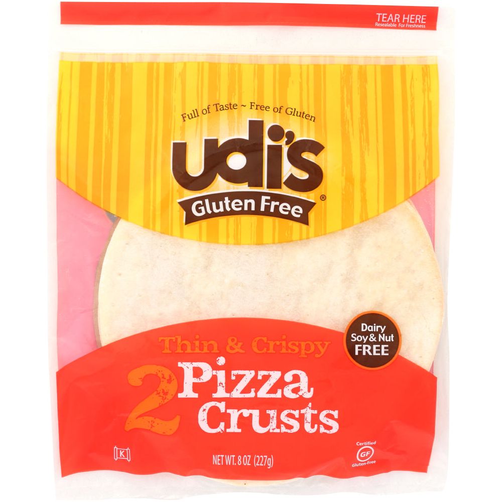 UDI'S: Gluten Free Pizza Crust 2 Pack, 8 oz