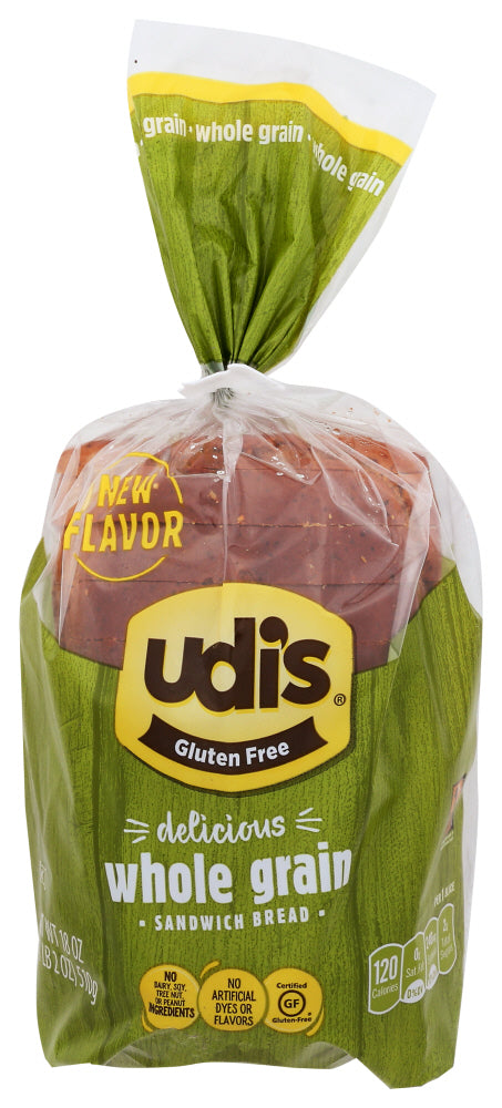 UDIS: Bread Loaves Whole Grain, 18 oz