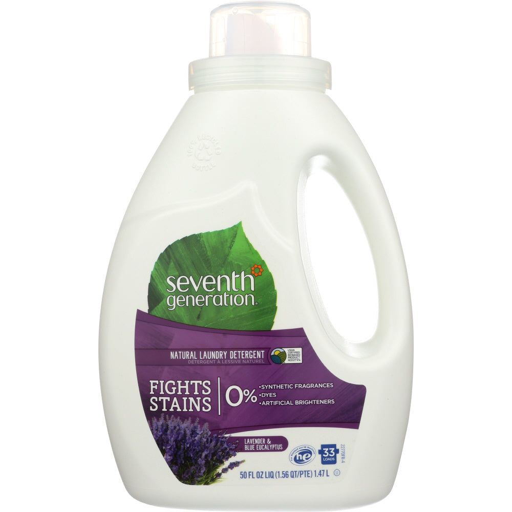 SEVENTH GENERATION: Liquid Concentrated Blue Eucalyptus & Lavender, 50 oz