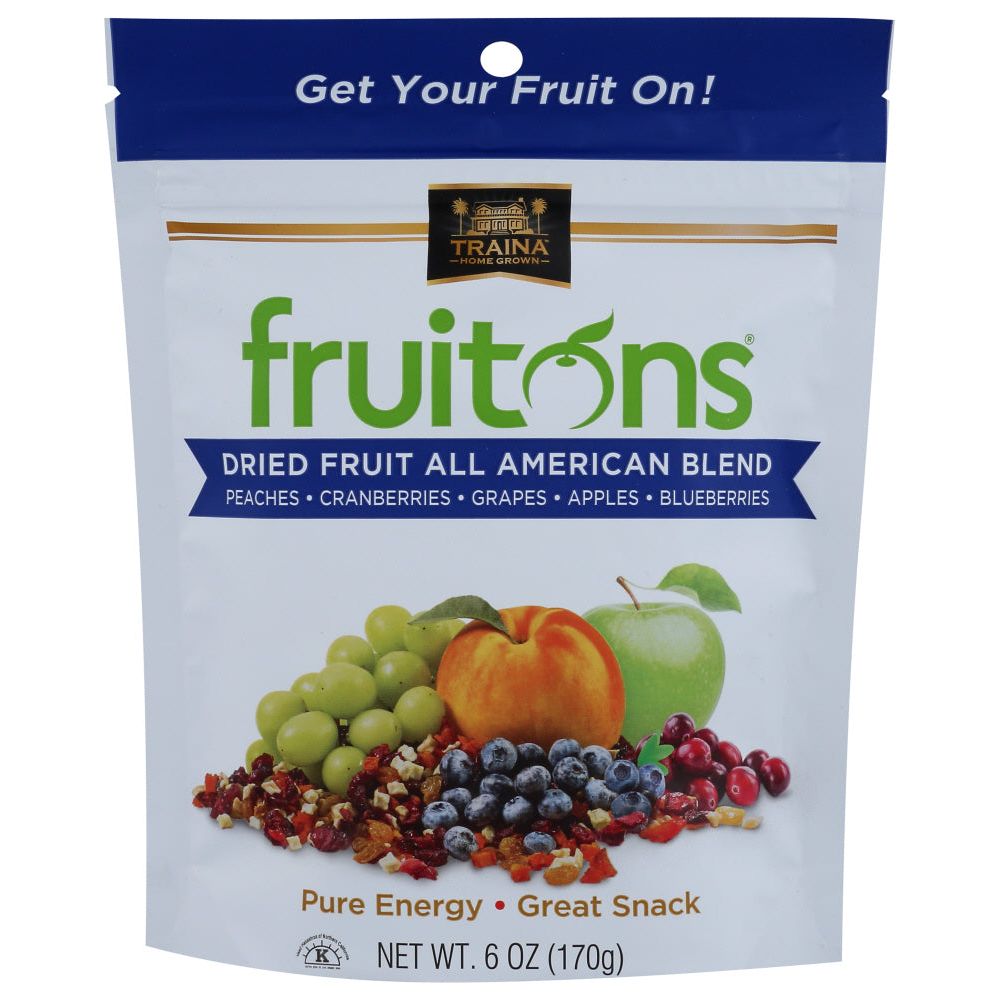 TRAINA: Fruitons Dried Fruit All American Blend, 6 oz