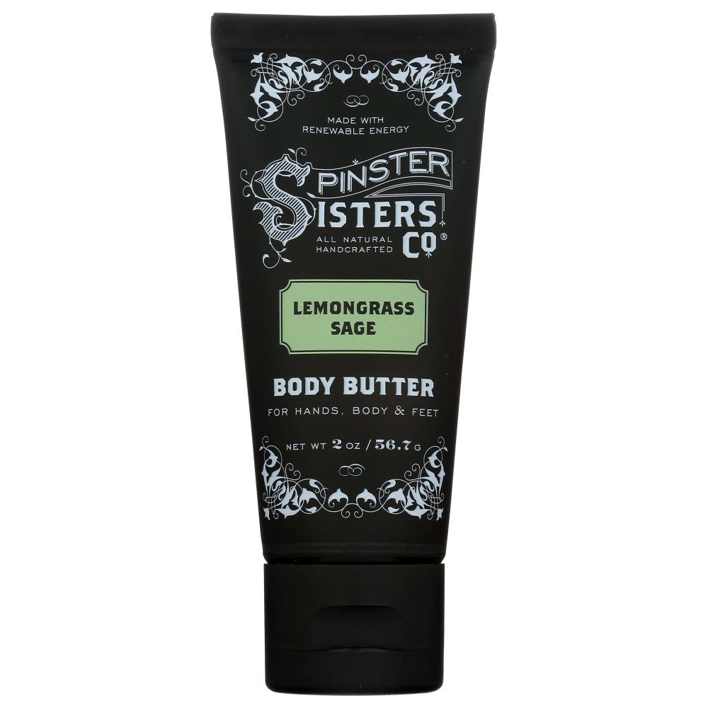 SPINSTER SISTERS CO: Lemongrass Sage Body Butter, 2 oz
