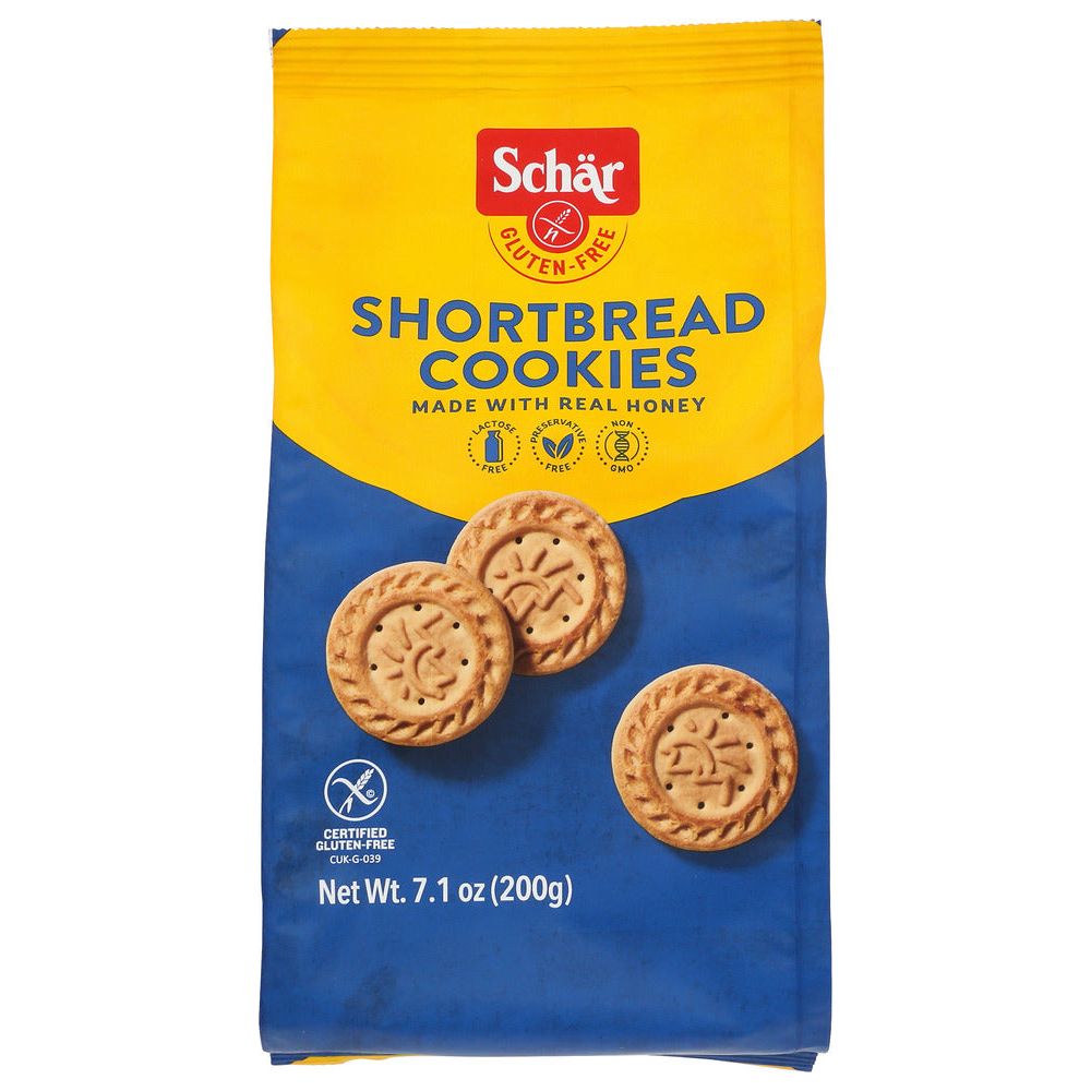 SCHAR: Naturally Gluten Free Shortbread Cookies, 7 oz