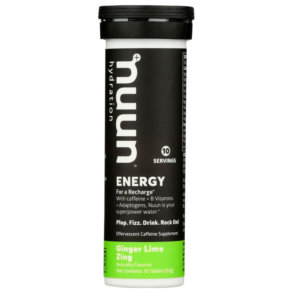 NUUN: Energy Ginger Lime Zing, 10 tb