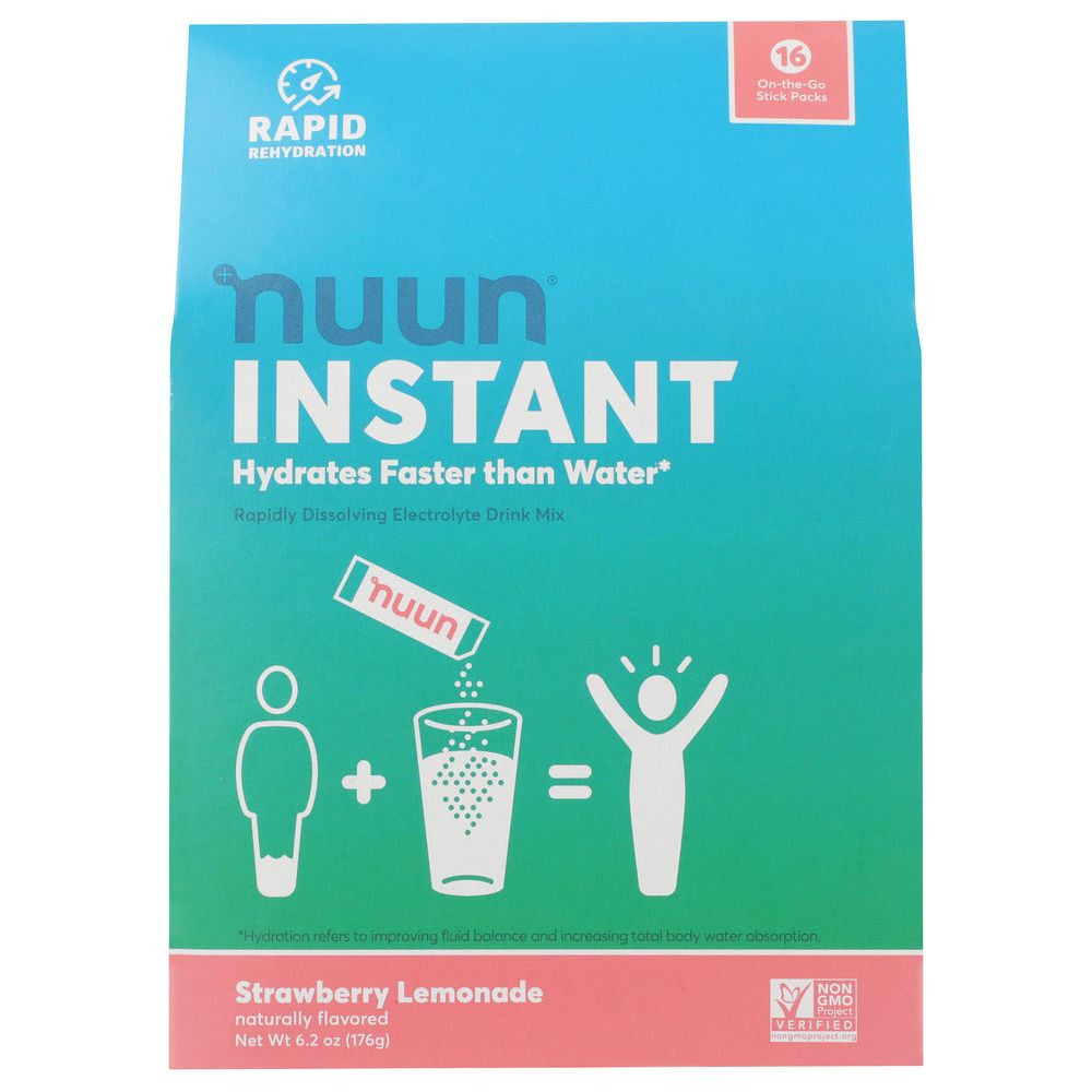 NUUN: Instant Strwbry Lmnde 16P, 6.4 oz