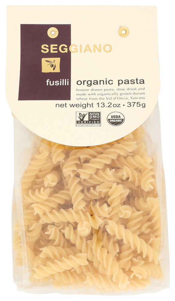 SEGGIANO: Organic Pasta Fusilli, 13.2 oz