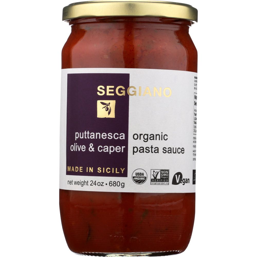 SEGGIANO: Sauce Pasta Puttanesca Organic, 24 oz