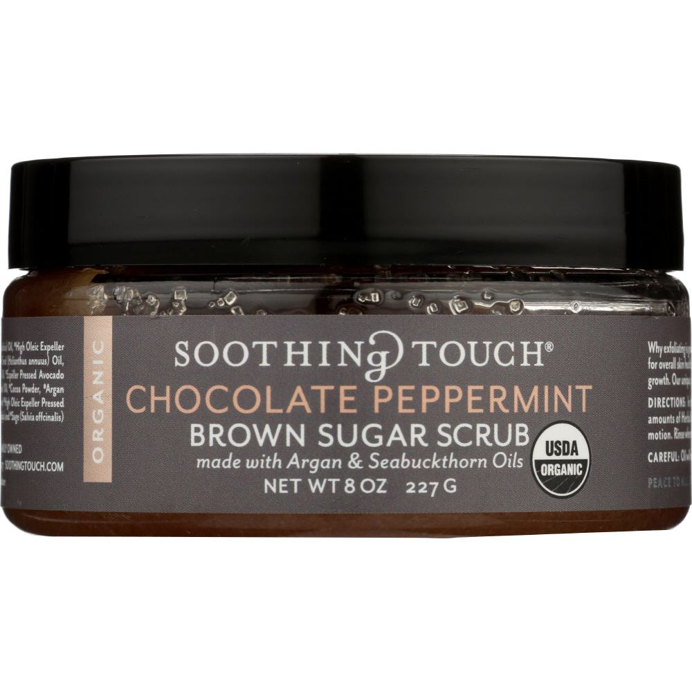 SOOTHING TOUCH: Body Scrub Choc Peppermint, 8 oz