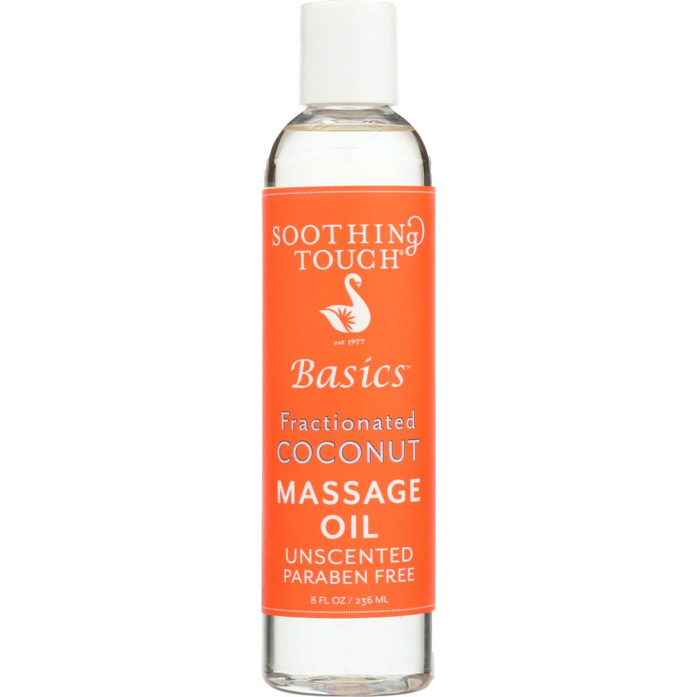 SOOTHING TOUCH: Fractionated Coconut Massage Oil Unscented, 8 fo