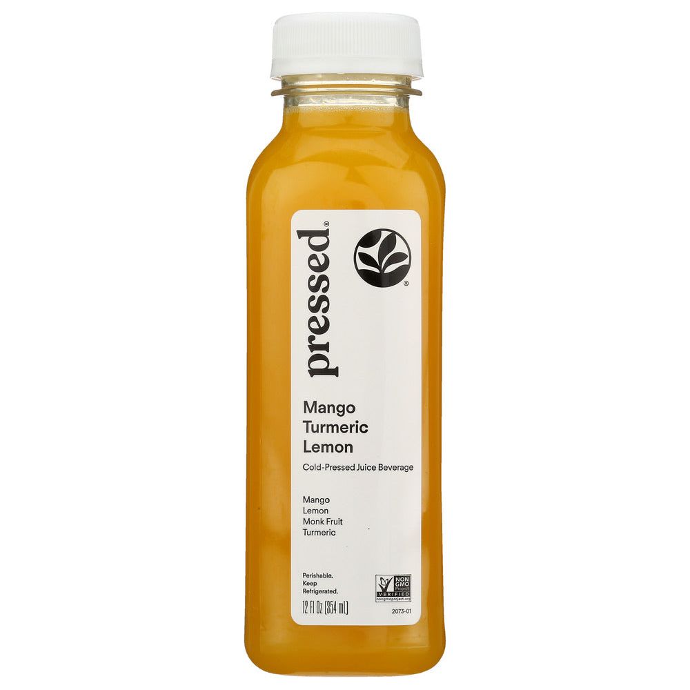 PRESSED JUICERY: Mango Turmeric Lemonade, 12 fo
