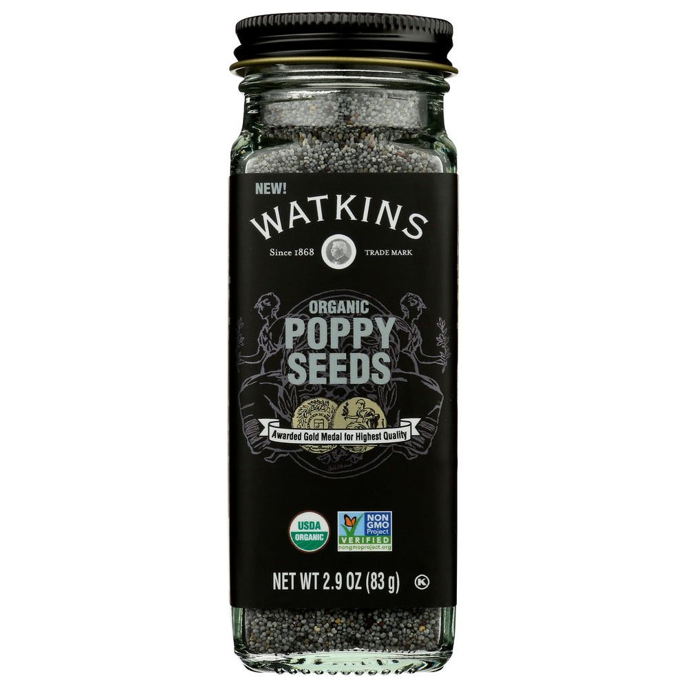 WATKINS: Organic Poppy Seeds, 2.9 oz