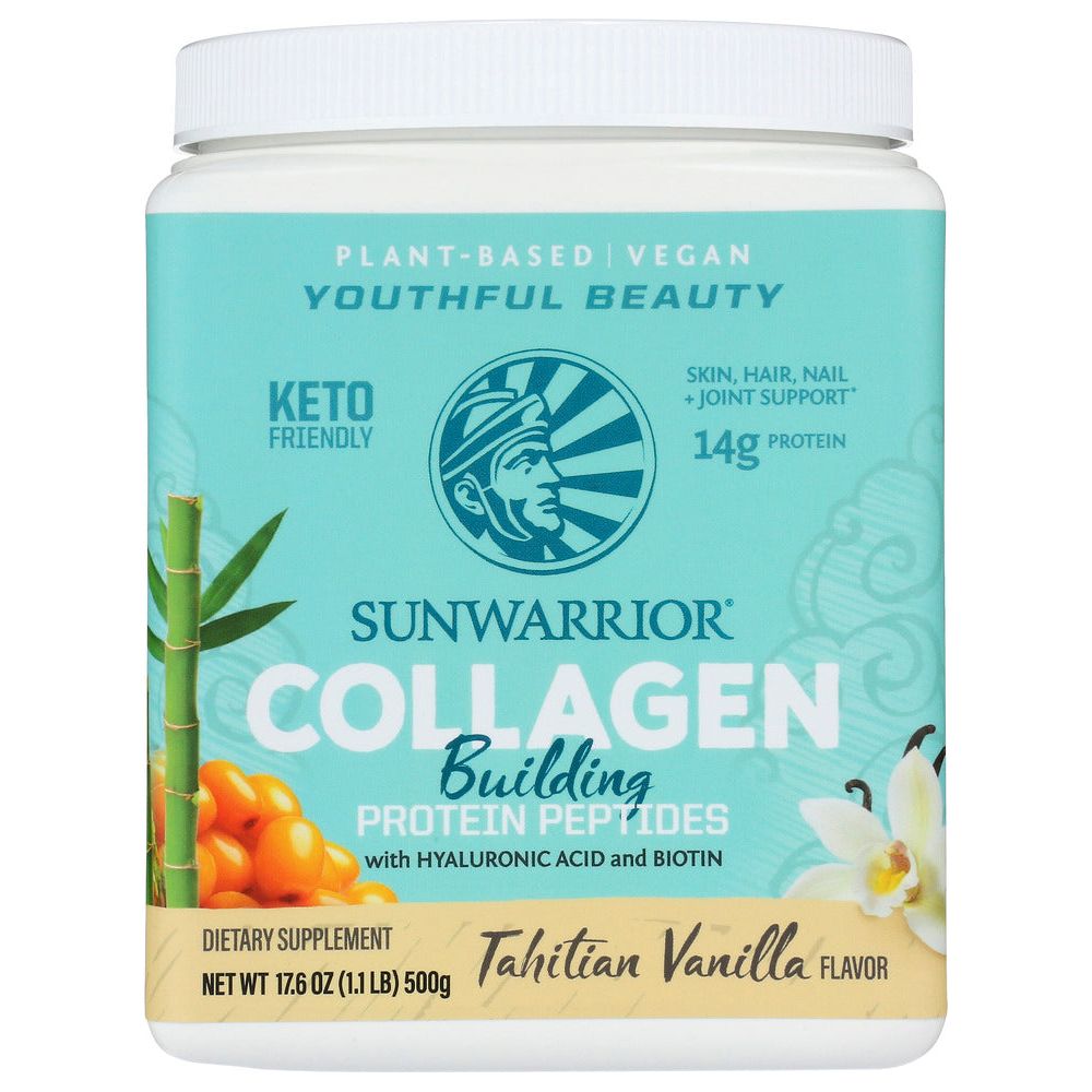 SUNWARRIOR: Collagen Building Tahitian Vanilla, 500 gm