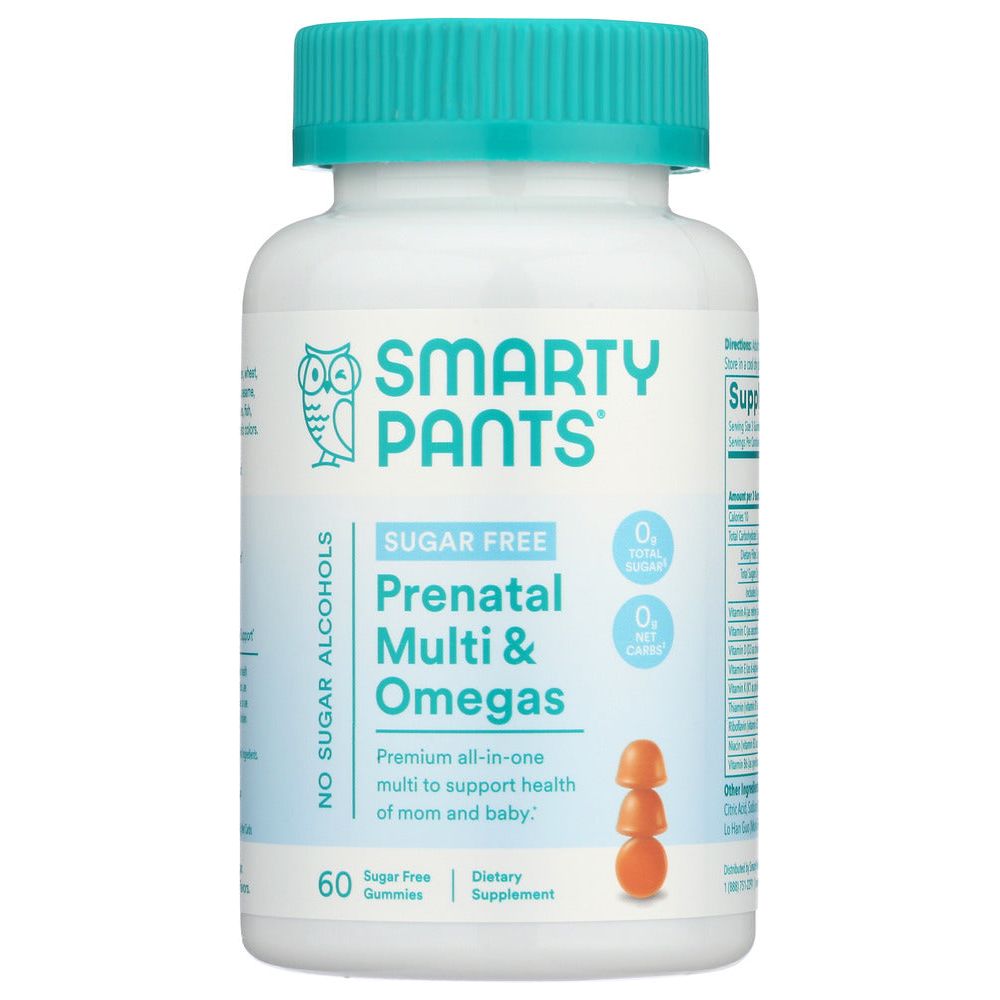 SMARTYPANTS: Prenatal Multi Omega Sugar Free Gummies, 60 pc