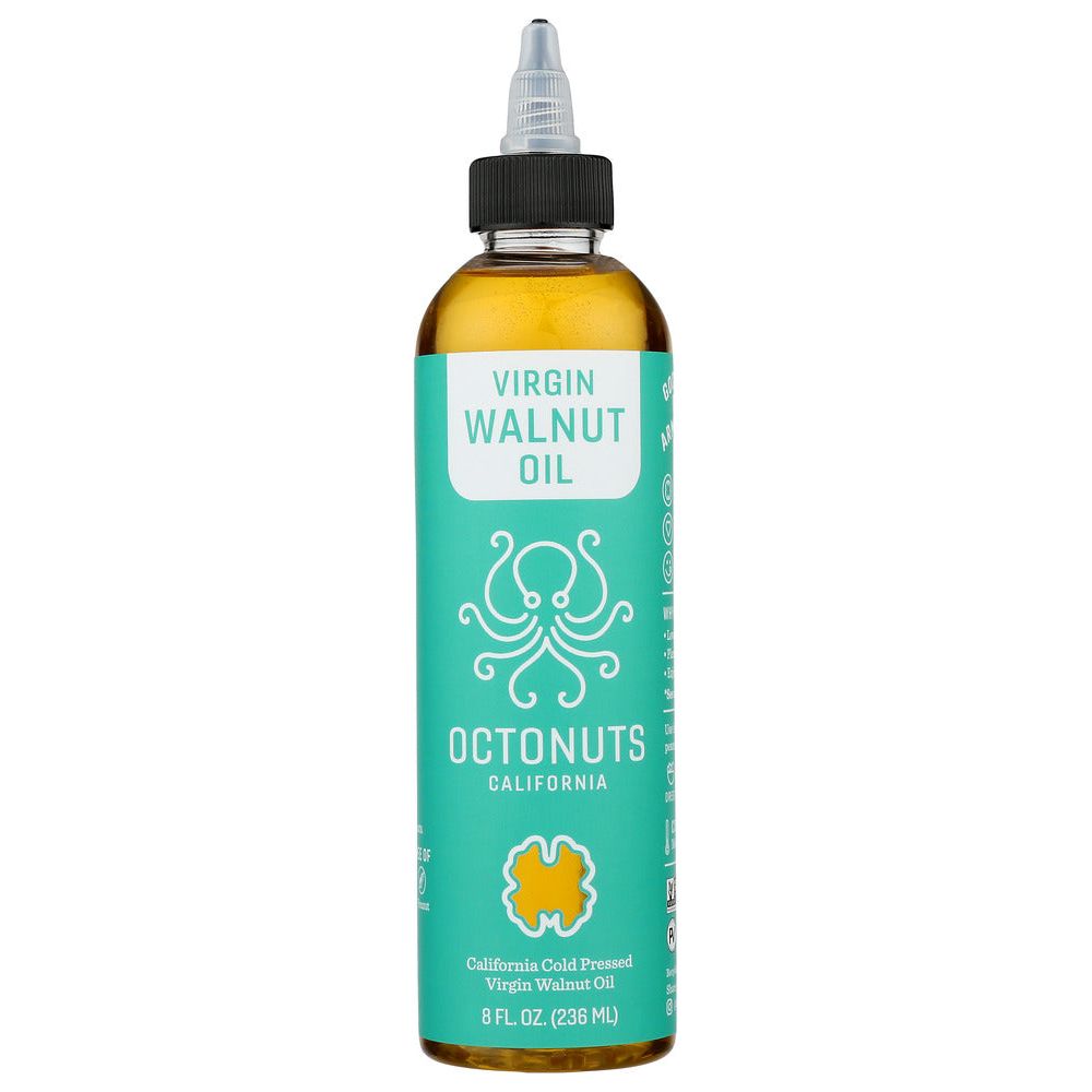 OCTONUTS: California Cold Pressed Virgin Walnut Oil, 8 oz